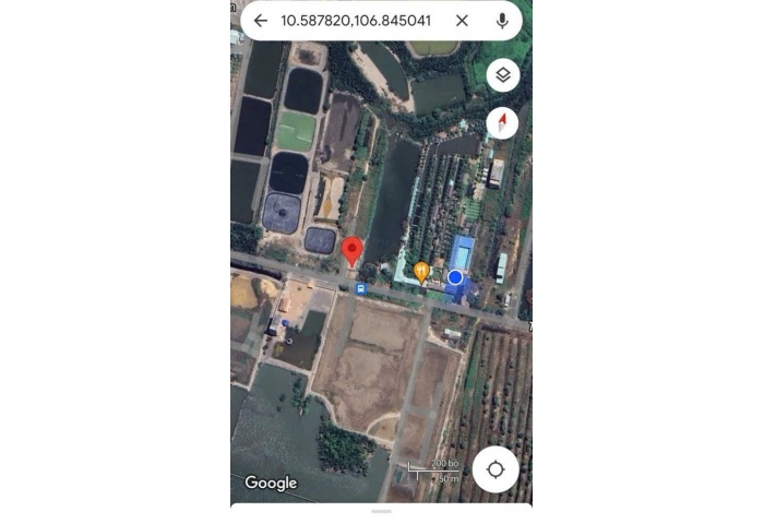 ĐẤT GÓC 2 MẶT TIỀN ĐƯỜNG TAM THÔN HIỆP CẦN GIỜ 551M2 GIÁ 22TR/M2 